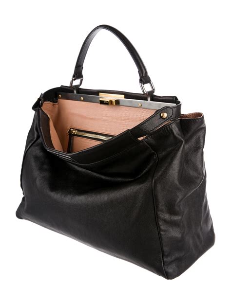 fendi peekaboo large rigid|fendi peekaboo price euro.